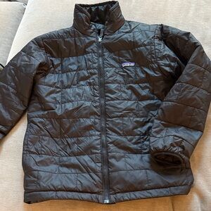 Patagonia nanopuffer boys Black Jacket- great condition